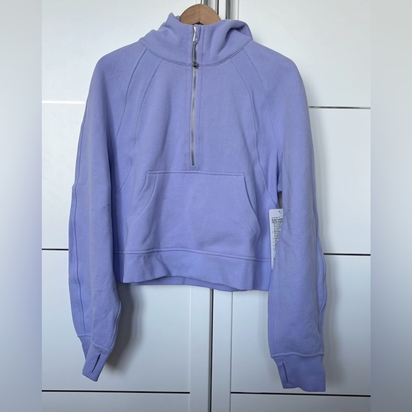 Lululemon NWT Scuba Oversized Half Zip Lilac Smoke XS/S - Picture 1 of 11